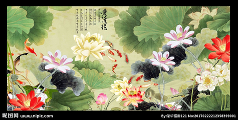 國(guó)畫荷花設(shè)計(jì)圖__傳統(tǒng)文化_文化藝術(shù)_設(shè)計(jì)圖庫(kù)