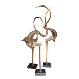 深圳樹脂雕塑廠供應玻璃鋼抽象簡約創意工藝品品種多樣可訂制