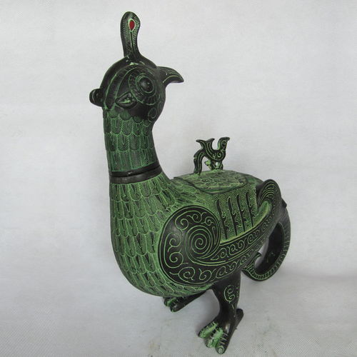西周晉侯青銅鳥尊仿古工藝品 高端文化禮品擺件