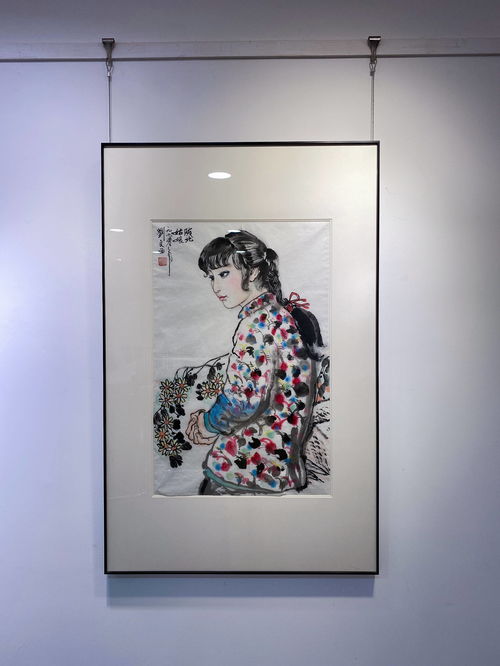 2021年7月28日陜西文化藝術品司法鑒定中心參觀劉文西老師畫展