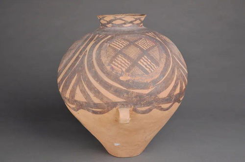 馬家窯文化馬廠類型黑紅彩四大圈紋彩陶罐 天水市博物館館藏精品文物鑒賞